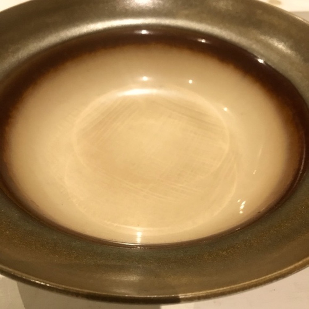 Sears Large Rimmed Bowl & Matching Plate Rustic Farmhouse Kitchen - Picture 7 of 16